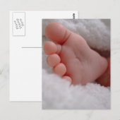 Baby Feet Briefkaart (Voorkant / Achterkant)