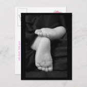 Baby Feet Briefkaart (Voorkant / Achterkant)