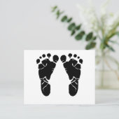 Baby Feet Briefkaart (Staand voorkant)