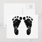 Baby Feet Briefkaart (Voorkant / Achterkant)