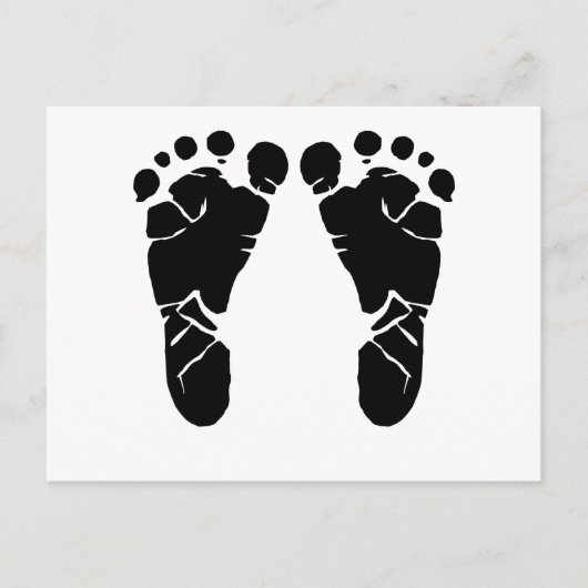 Baby Feet Briefkaart (Voorkant)