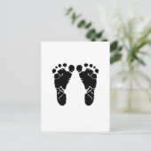 Baby Feet Briefkaart (Staand voorkant)