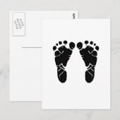 Baby Feet Briefkaart (Voorkant / Achterkant)