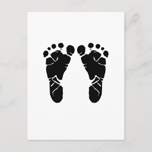 Baby Feet Briefkaart (Voorkant)
