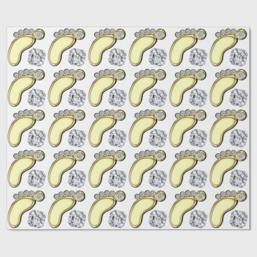 Baby Feet Cadeaupapier (Vlak)