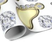 Baby Feet Cadeaupapier (Rol Hoek)