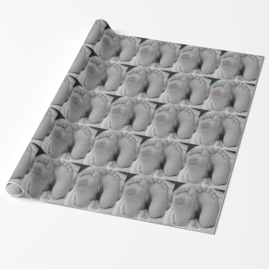 Baby Feet Cadeaupapier (Uitgerold)