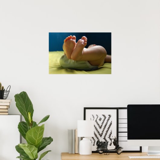 Baby Feet Dreams Poster (Thuiskantoor)