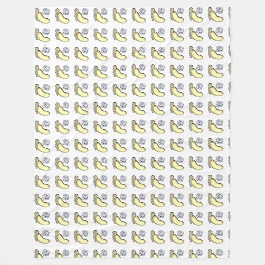 Baby Feet Fleece Deken (Voorkant)