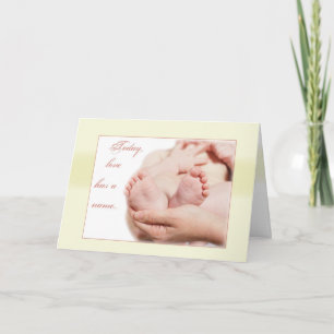Baby Feet Gefeliciteerd Kaart