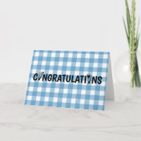 Baby Feet Gefeliciteerd met Gingham