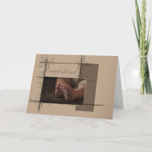 Baby Feet Kaart (Voorkant)
