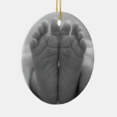 Baby Feet Keramisch Ornament (Rechts)