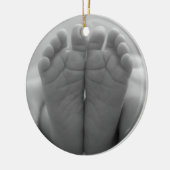 Baby Feet Keramisch Ornament (Links)