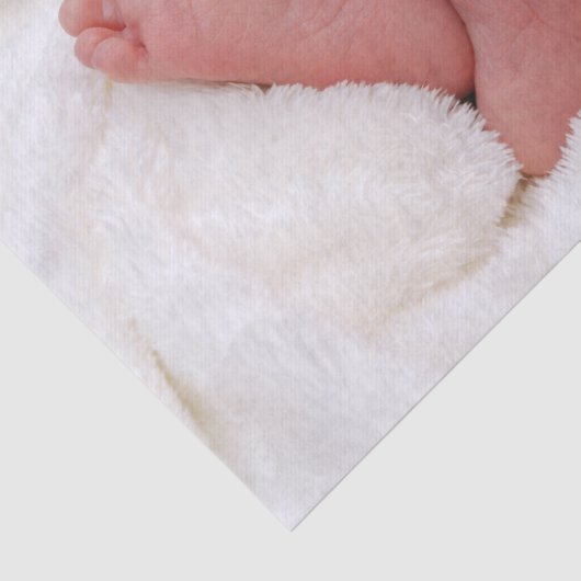 Baby Feet met Daisy Tissuepapier (Detail)