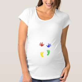 Baby Feet moederschap Ontwerp door LH T-shirt