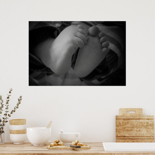Baby Feet Poster (Keuken)