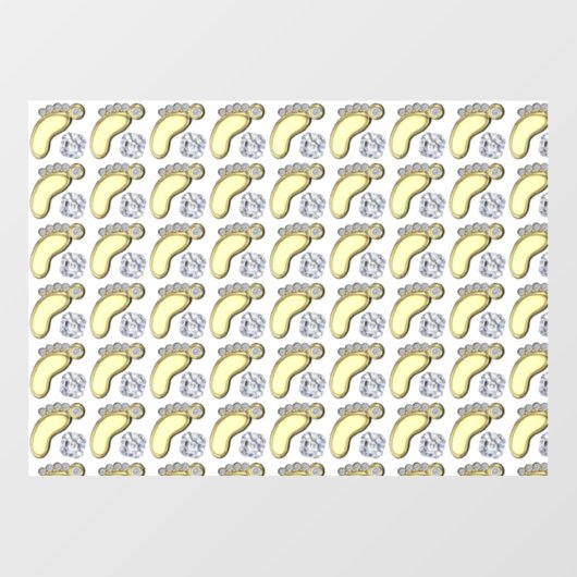 Baby Feet Raamsticker (Vel)