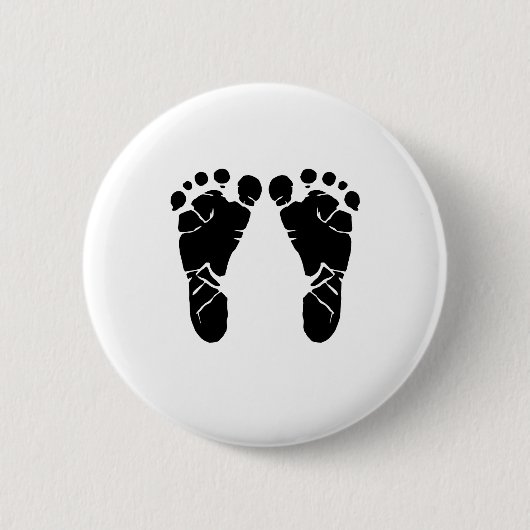 Baby Feet Ronde Button 5,7 Cm (Voorkant)