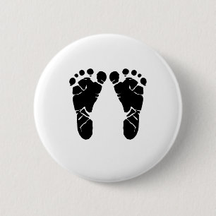 Baby Feet Ronde Button 5,7 Cm