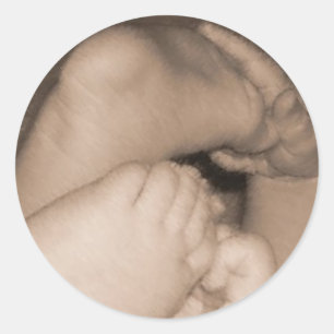 Baby Feet Ronde Sticker