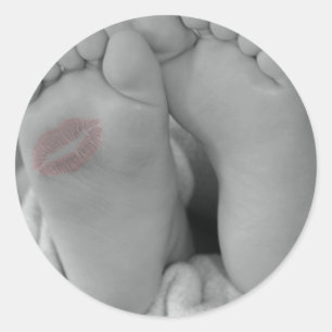 Baby Feet Ronde Sticker