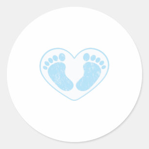 BABY FEET RONDE STICKER