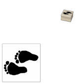Baby Feet Rubberstempel (Gestempeld)