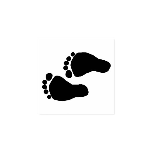 Baby Feet Rubberstempel (Afrduk)