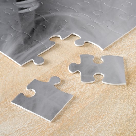 Baby Feet, vader en moeder handen in hartvorm. Legpuzzel (Zijkant)