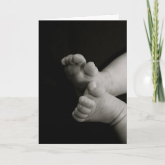 Baby Feet Wenskaart Kaart