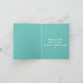 baby felicitatiekaart van dalDesignNZ Kaart (Binnen)