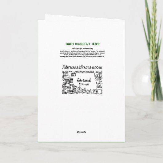 Baby felicitaties met jullie nieuwe baby kaart (Achterkant)