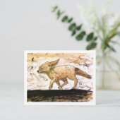 Baby Fennec Fox Briefkaart (Staand voorkant)
