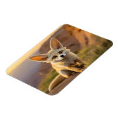 Baby Fennec vos op klif Magneet (Linkerzijde)