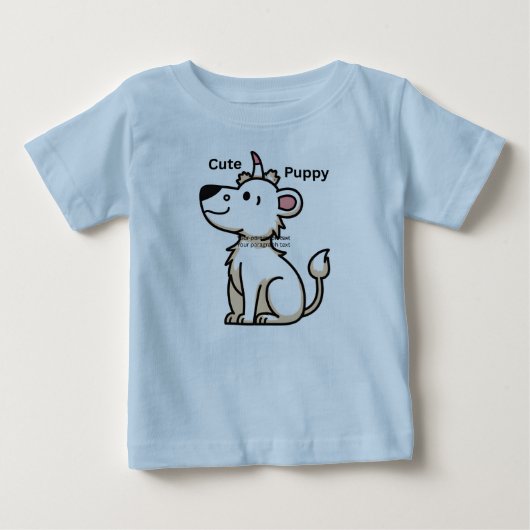 Baby fijne jersey T-shirt (Voorkant)