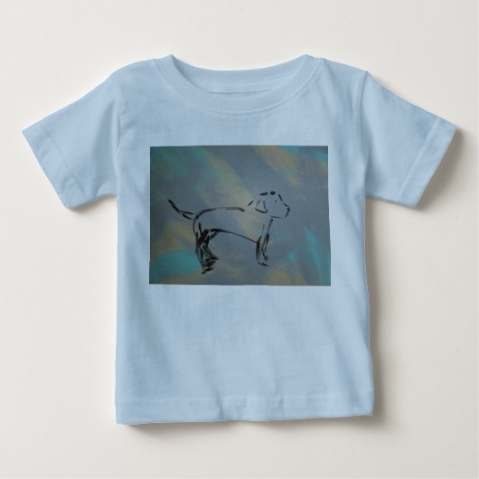 Baby Fine Jersey Dog T-Shirt (Voorkant)