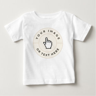 Baby Fine Jersey T-Shirt- Aangepast (afbeelding/te