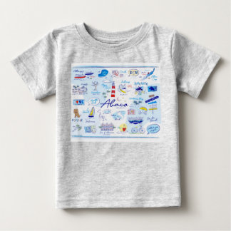 Baby Fine Jersey T Shirt - "The ABC's of Hope town