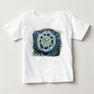 Baby Fine Jersey T-shirt Wit mandala