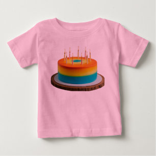 Baby Fine Jersey verjaardagstaart