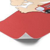 BABY FIRE FIGHTER Baby shower / Birthday Banner Poster (Hoek)