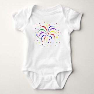 Baby Fireworks Jersey Bodysuit