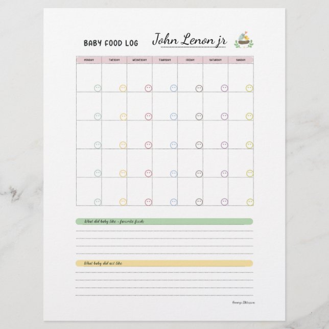 Baby First 100 voedingsmiddelen - Baby Food Log by (Voorkant)