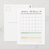 Baby First 100 voedingsmiddelen - Baby Food Log by Briefkaart (Voorkant / Achterkant)