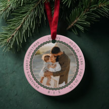 Baby First Christmas Wavy Modern Minimal 2 foto