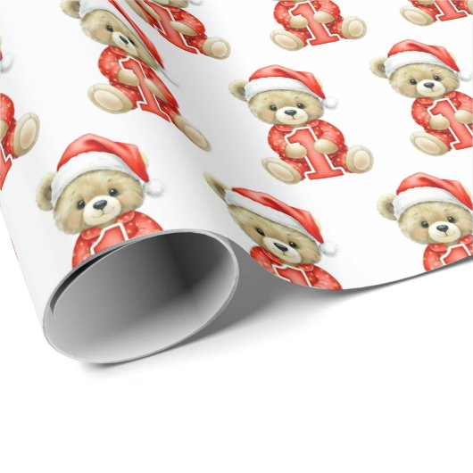 Baby First Christmas Wrapping Paper Cadeaupapier (Rol Hoek)