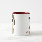 Baby Fisherman Funny Vissen Gift Mok (Midden)