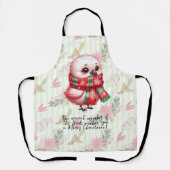 Baby Flamingo Chick Wishing You A Merry Christmas Schort (Voorkant)