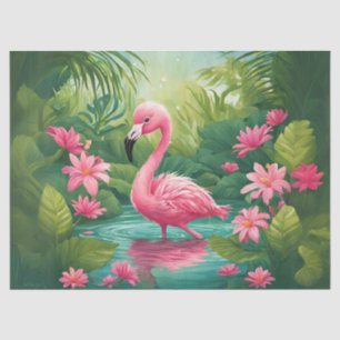 Baby Flamingo Decoupage Papier